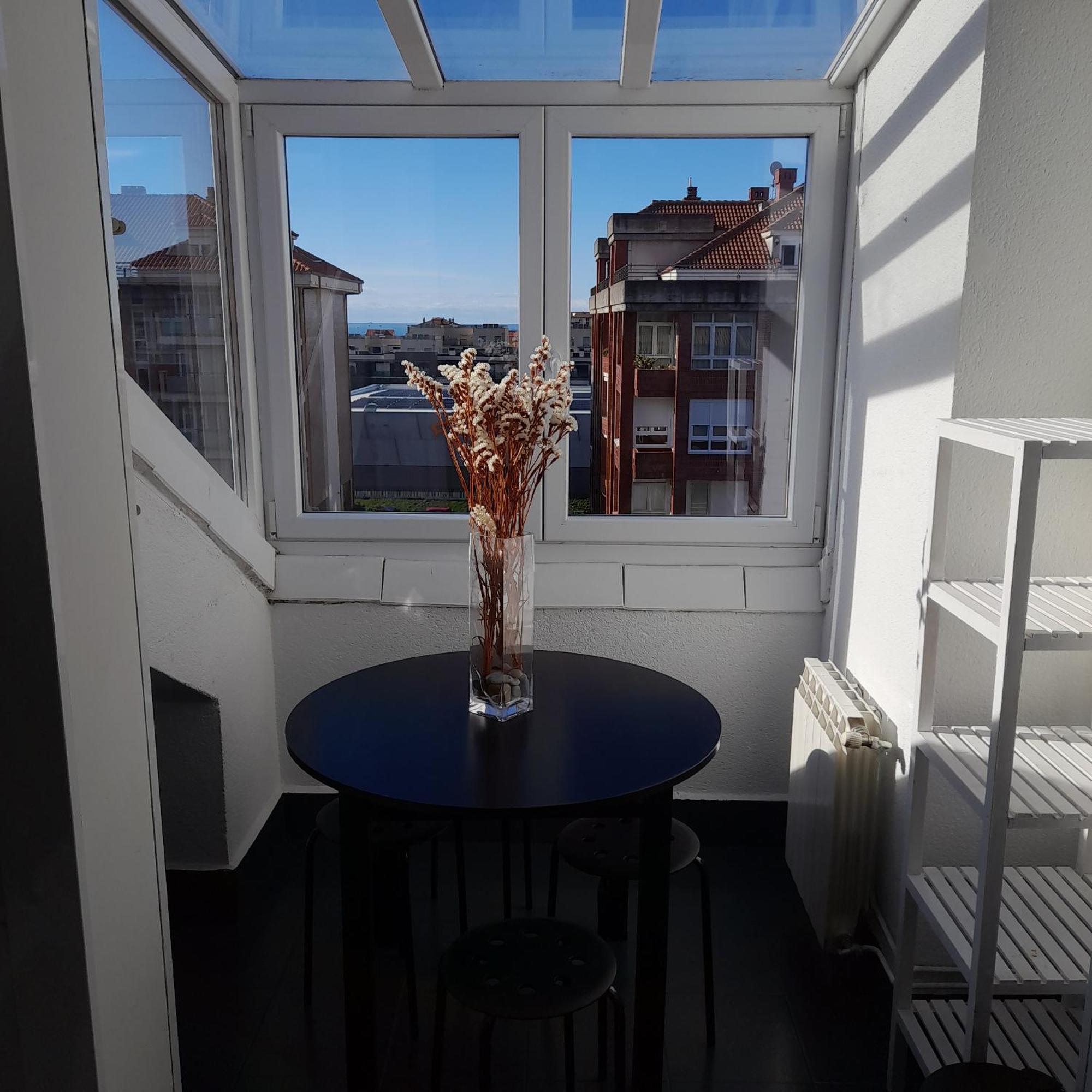 Atico Luminoso Con Terraza Santander Exterior foto